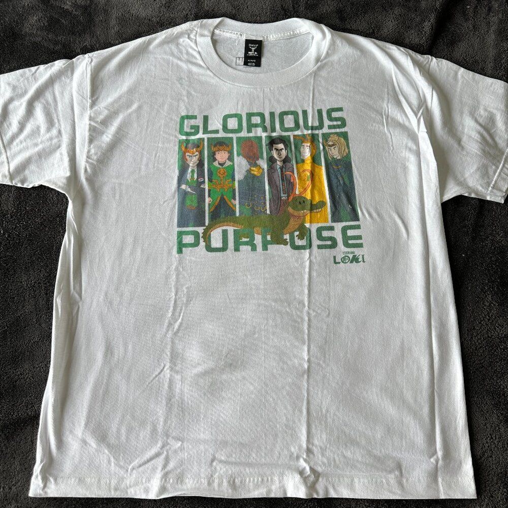 Marvel Loki Graphic Tee "Glorious Purpose" Size XL